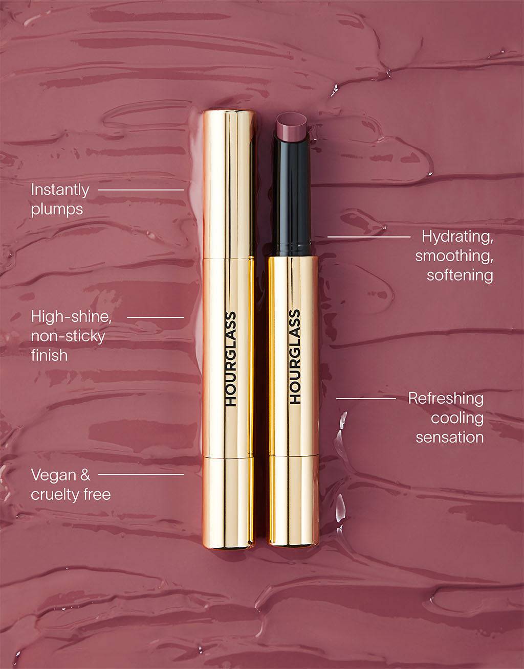 Hourglass Phantom Volumizing Glossy Balm - Plumping Lipstick
