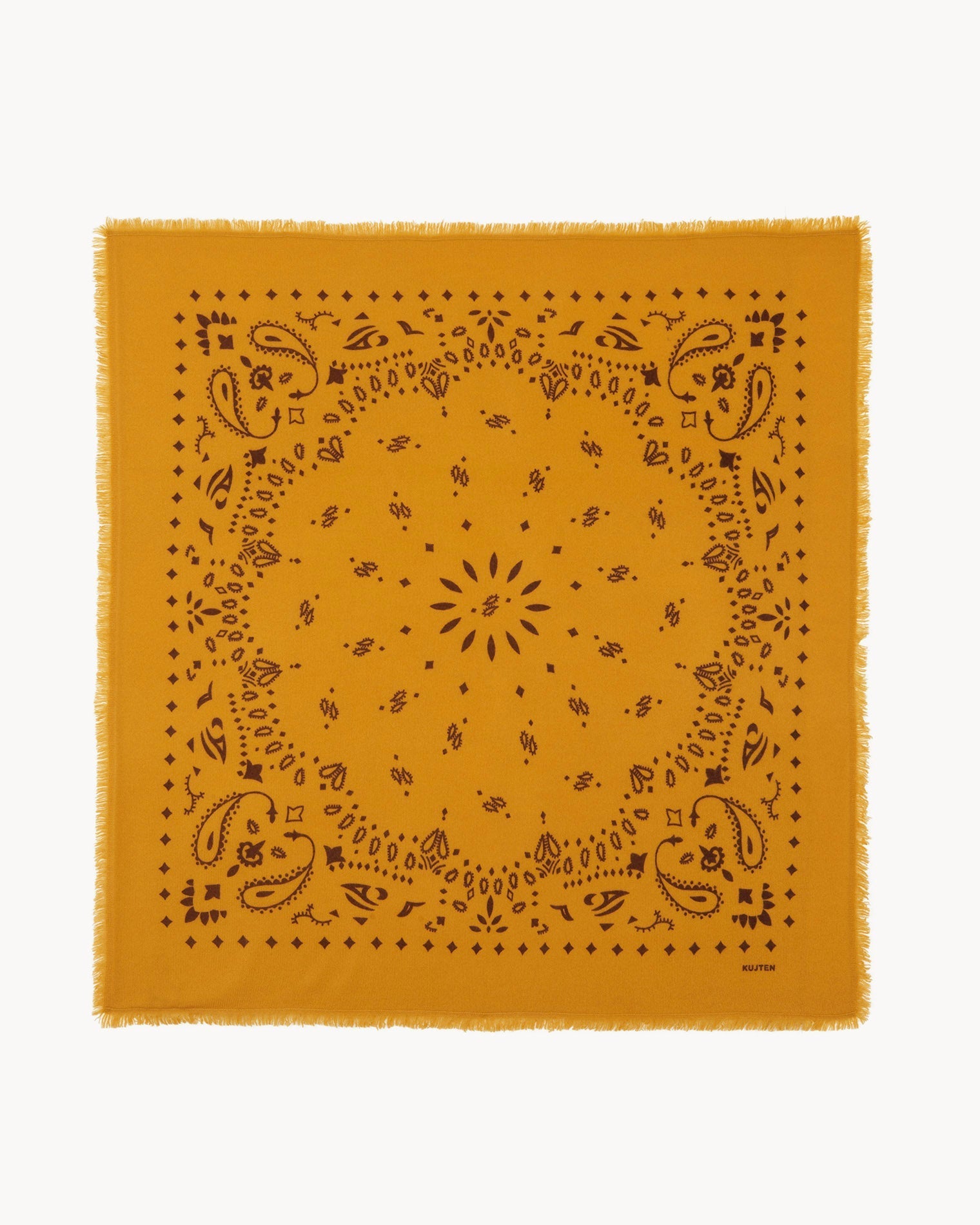 KUJTEN Bandana Hachiko Saffron Yellow