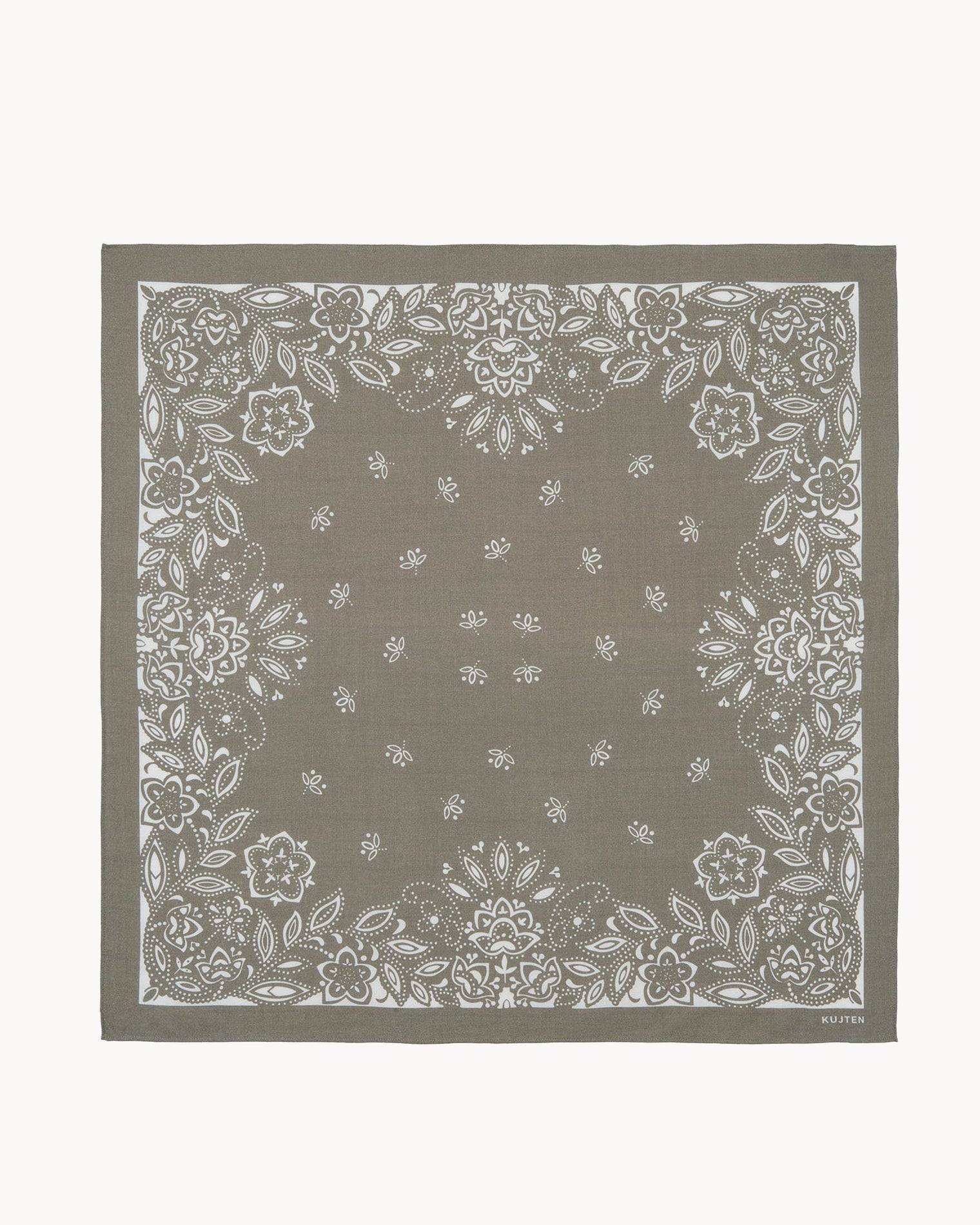 KUJTEN Large Bandana Helia Marl Khaki