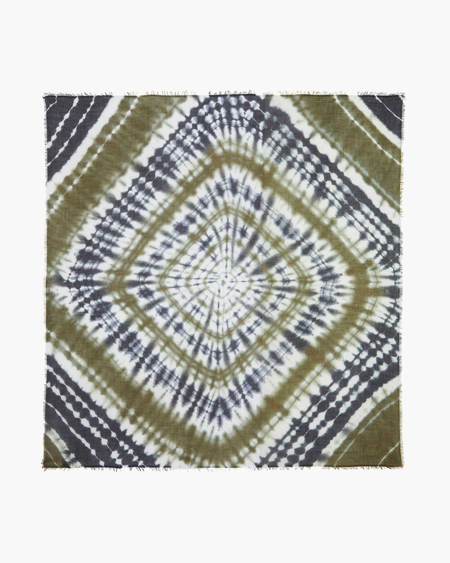 KUJTEN Very Large Bandana Effy Sunny Dark Khaki
