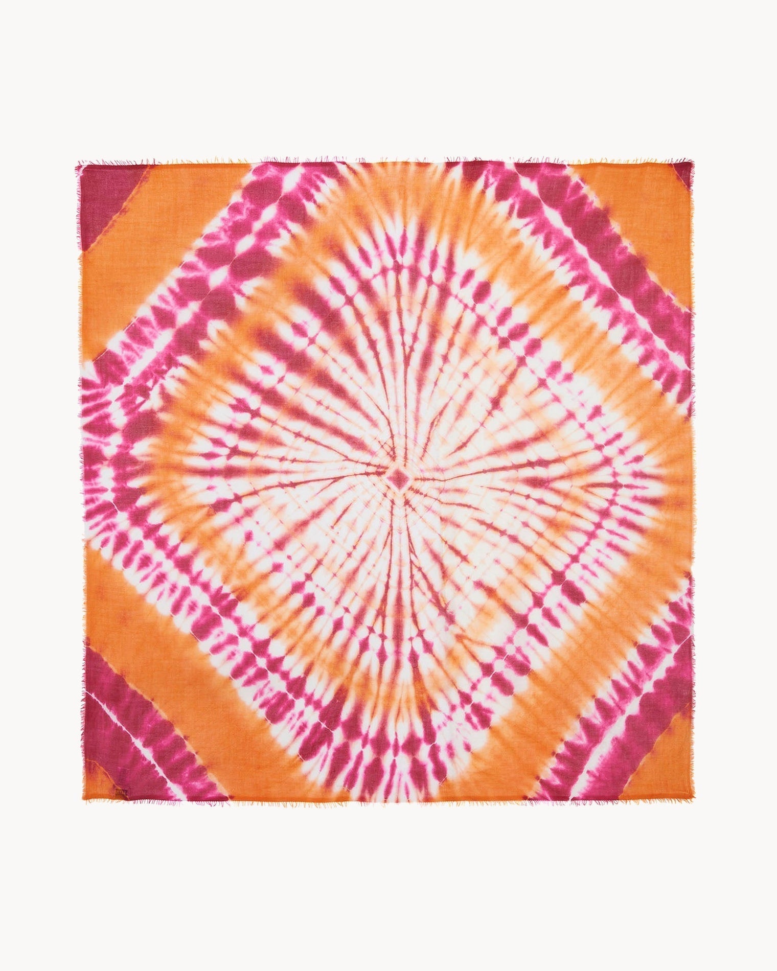KUJTEN Very Large Bandana Effy Sunny Neon Pink