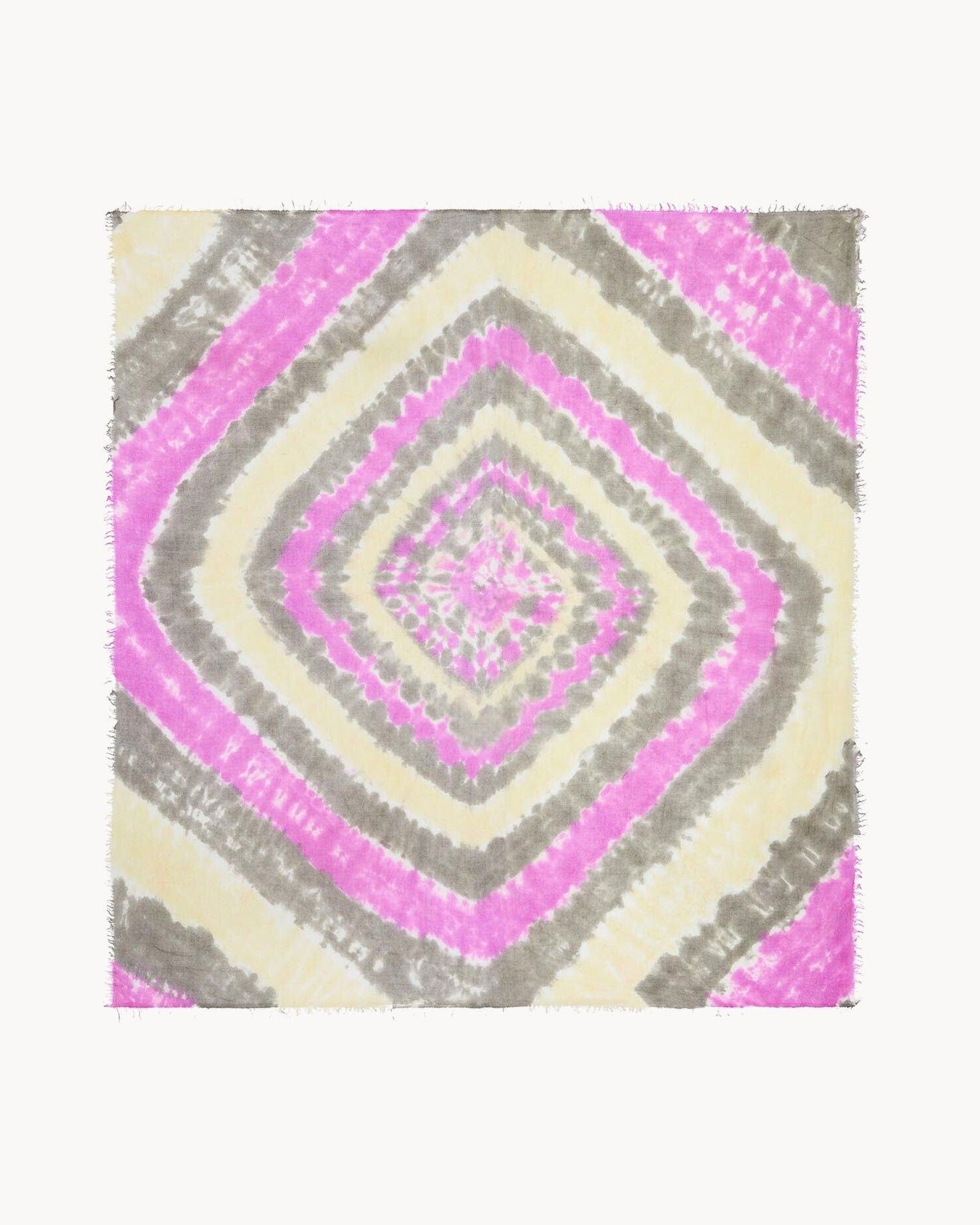 KUJTEN Very Large Bandana Effy Sunny Khaki Pink