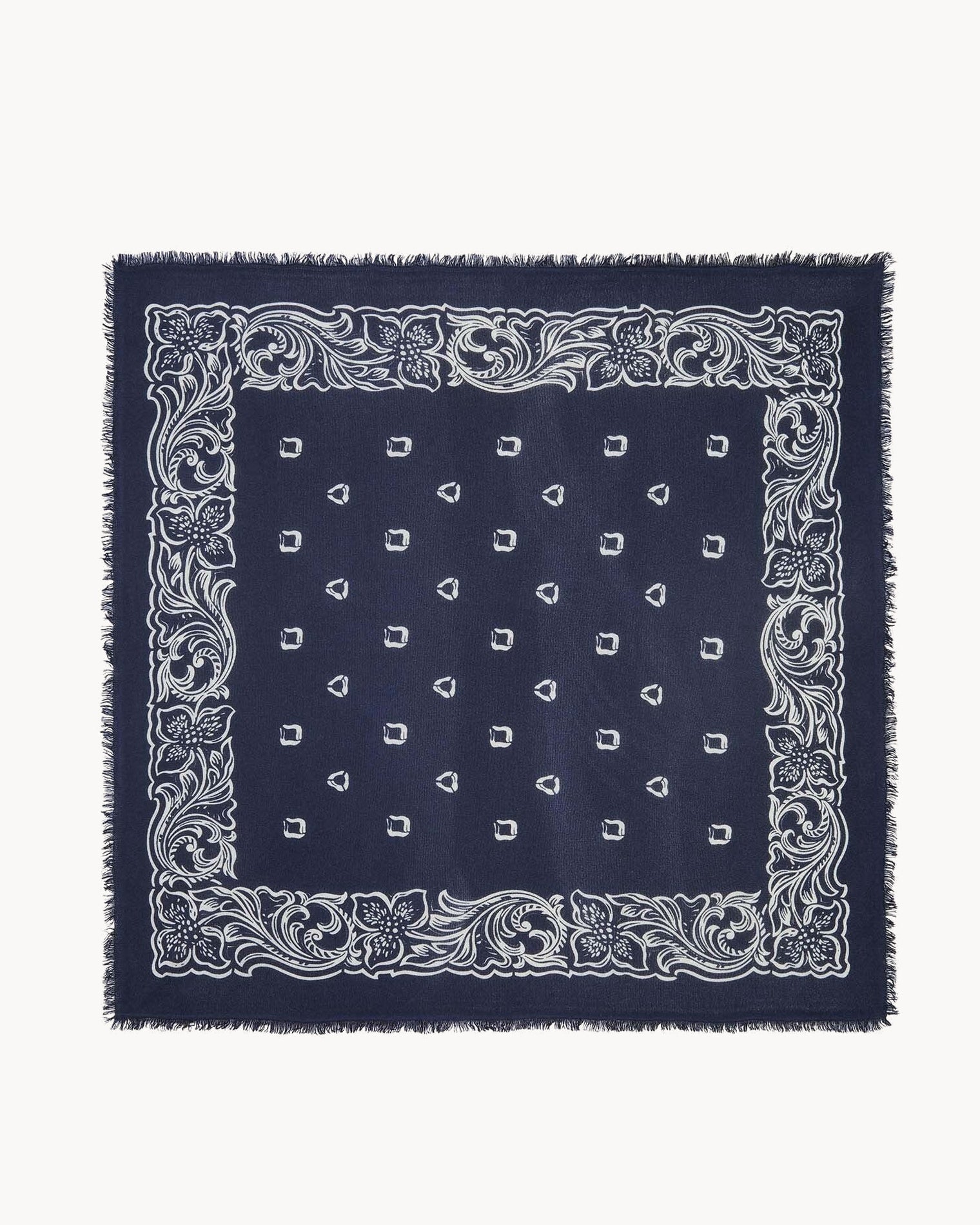 KUJTEN Large Bandana Hawai Dark Navy Blue