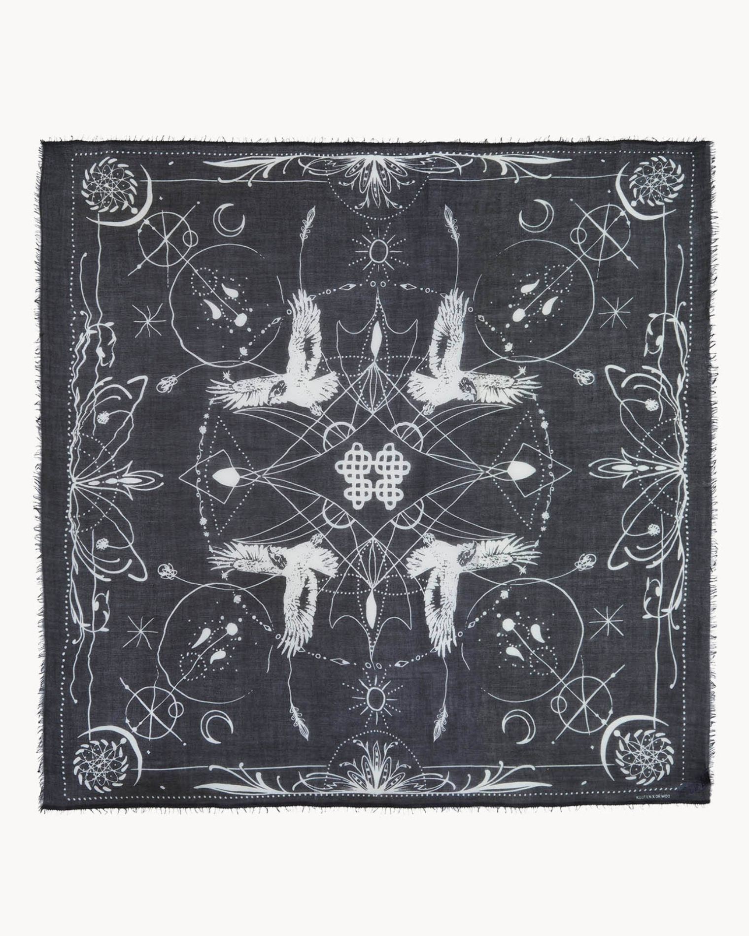 KUJTEN Large Bandana Ellis Black