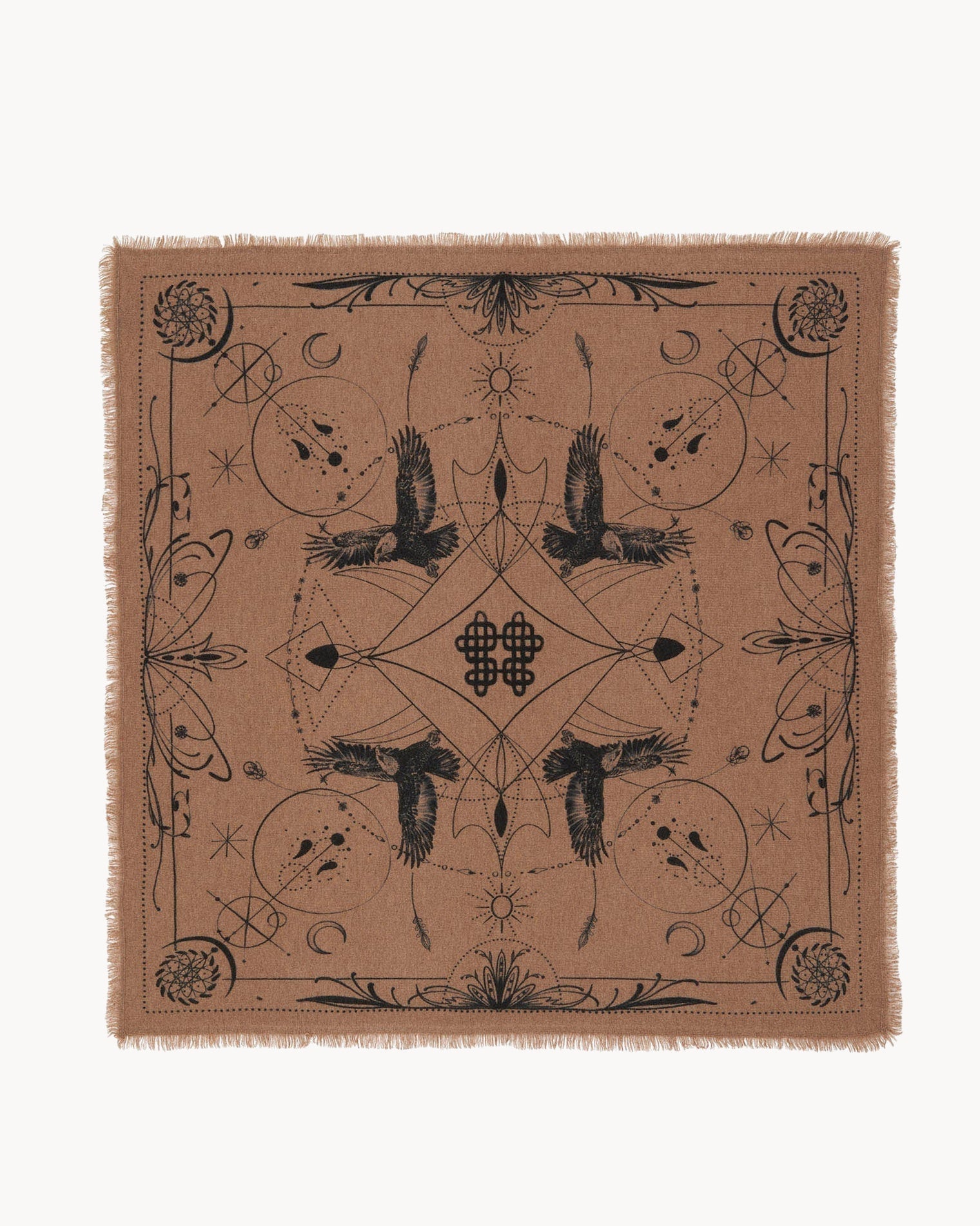 KUJTEN Large Bandana Hiloki Camelo Brown