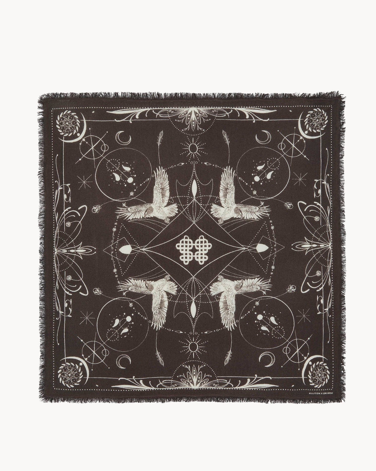 KUJTEN Large Bandana Hiloki Brown