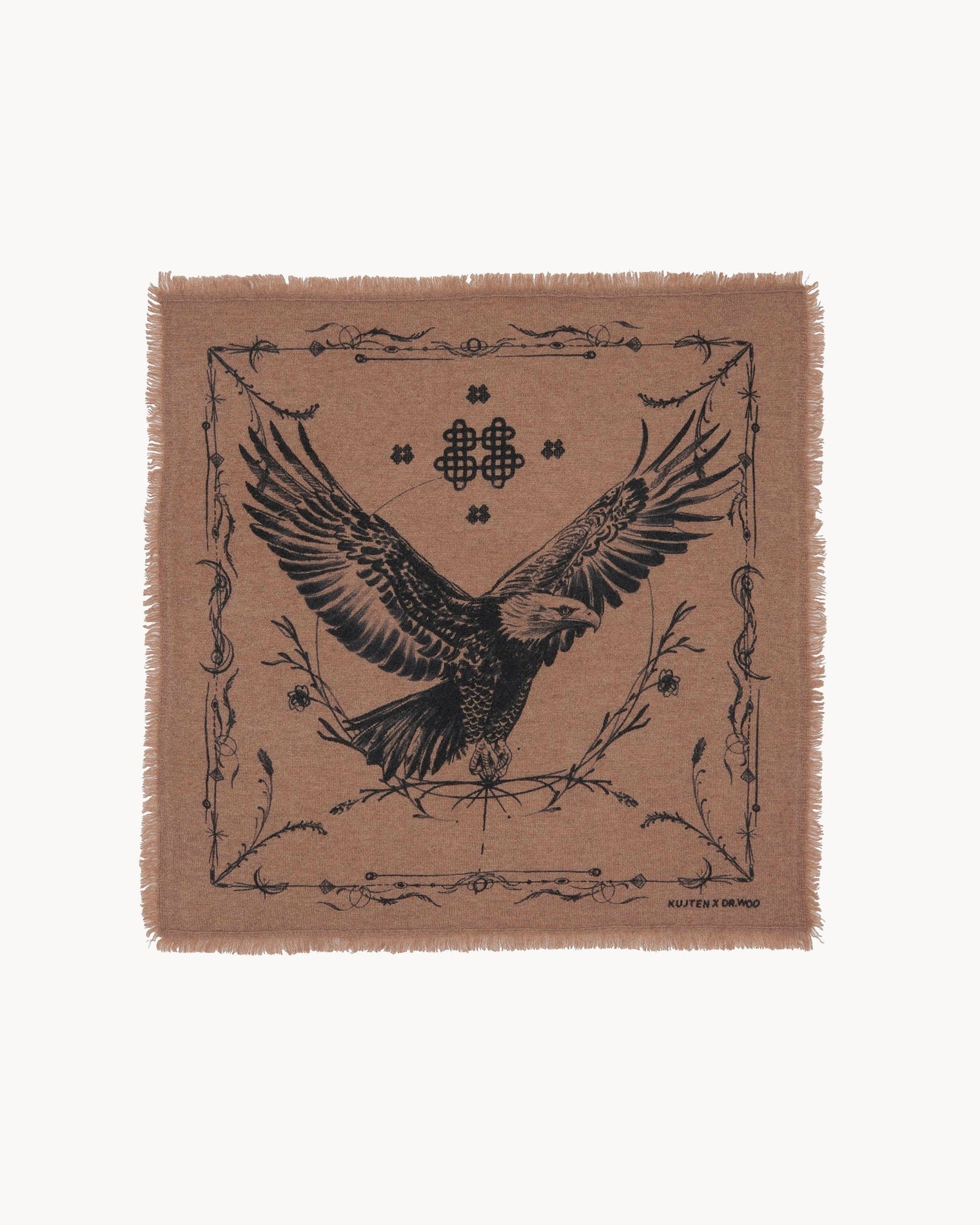KUJTEN Small Bandana Hilo Camelo Brown