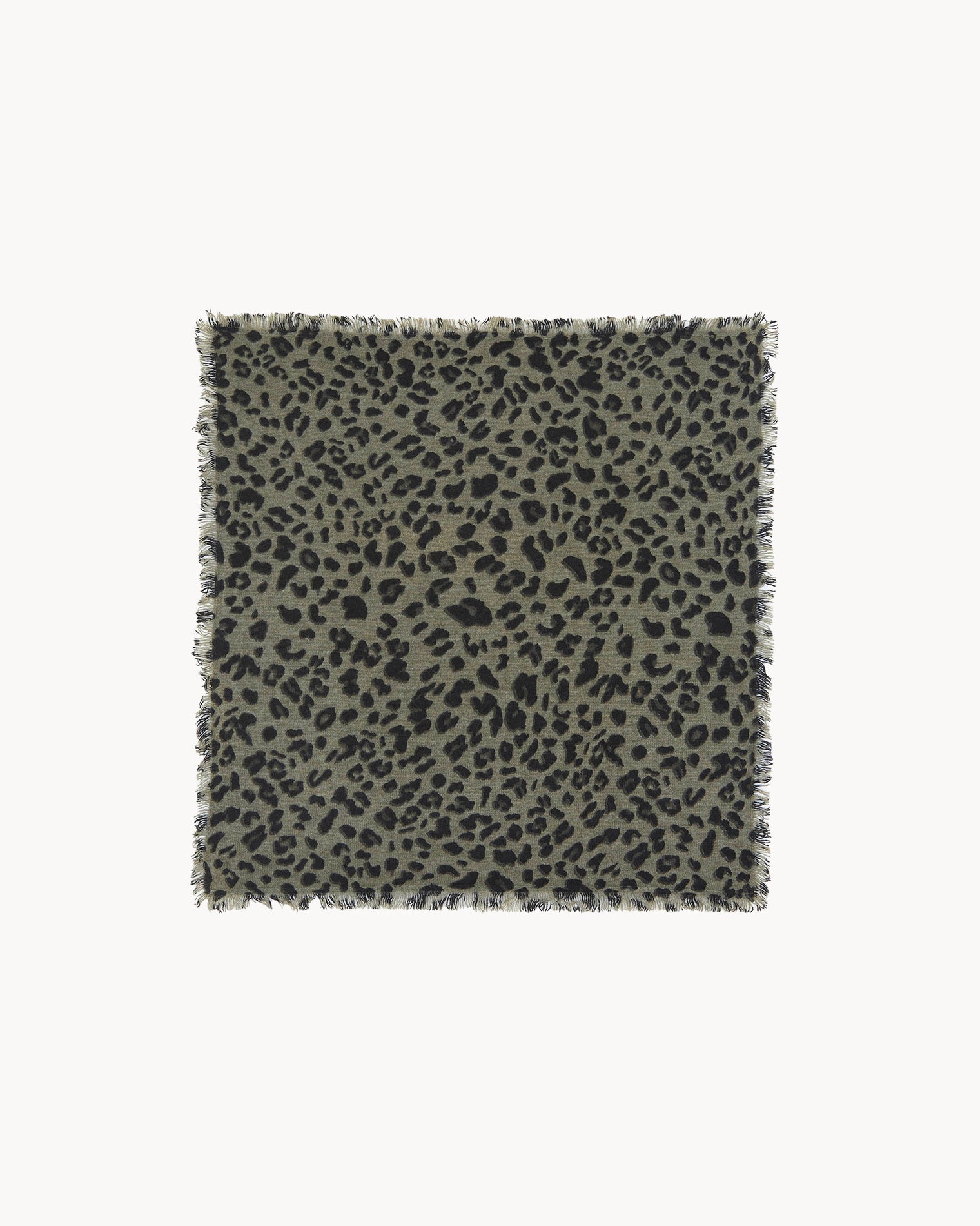 KUJTEN Small Bandana Hachi Leopard Marl Khaki