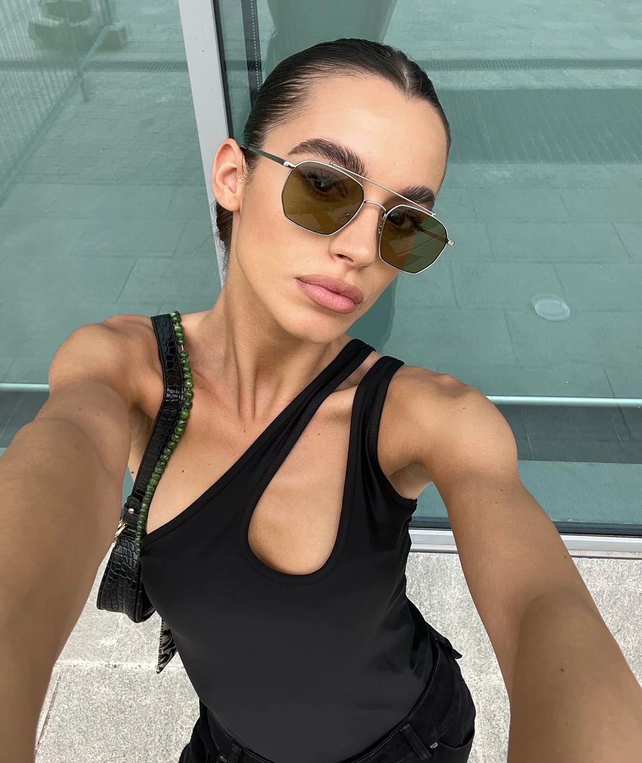 VEHLA Bowie - Silver/Khaki - Glasses