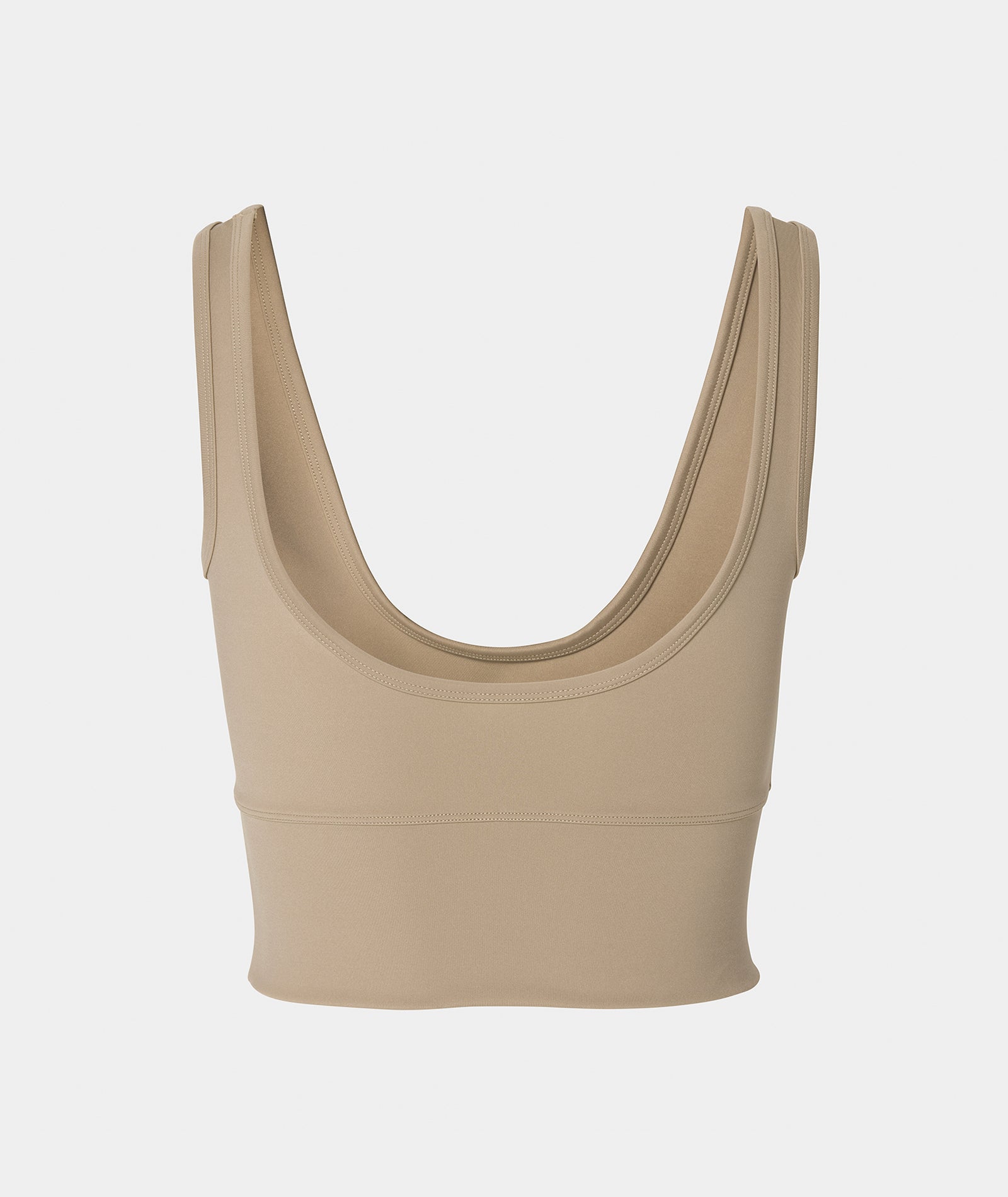 VEHLA CROPPED TANK - TAUPE - Crop Tank