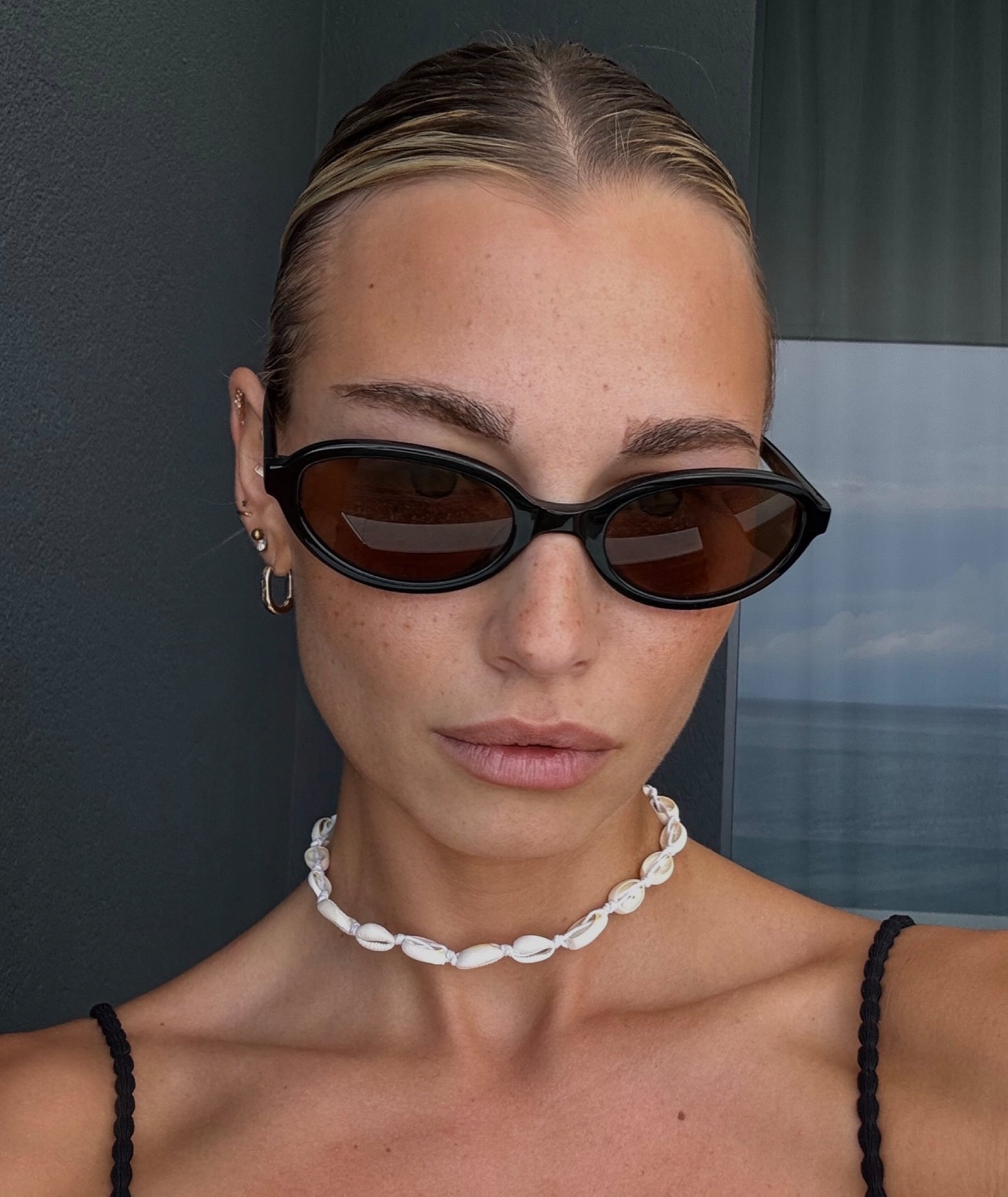 VEHLA June - Black/Choc - Sunglasses