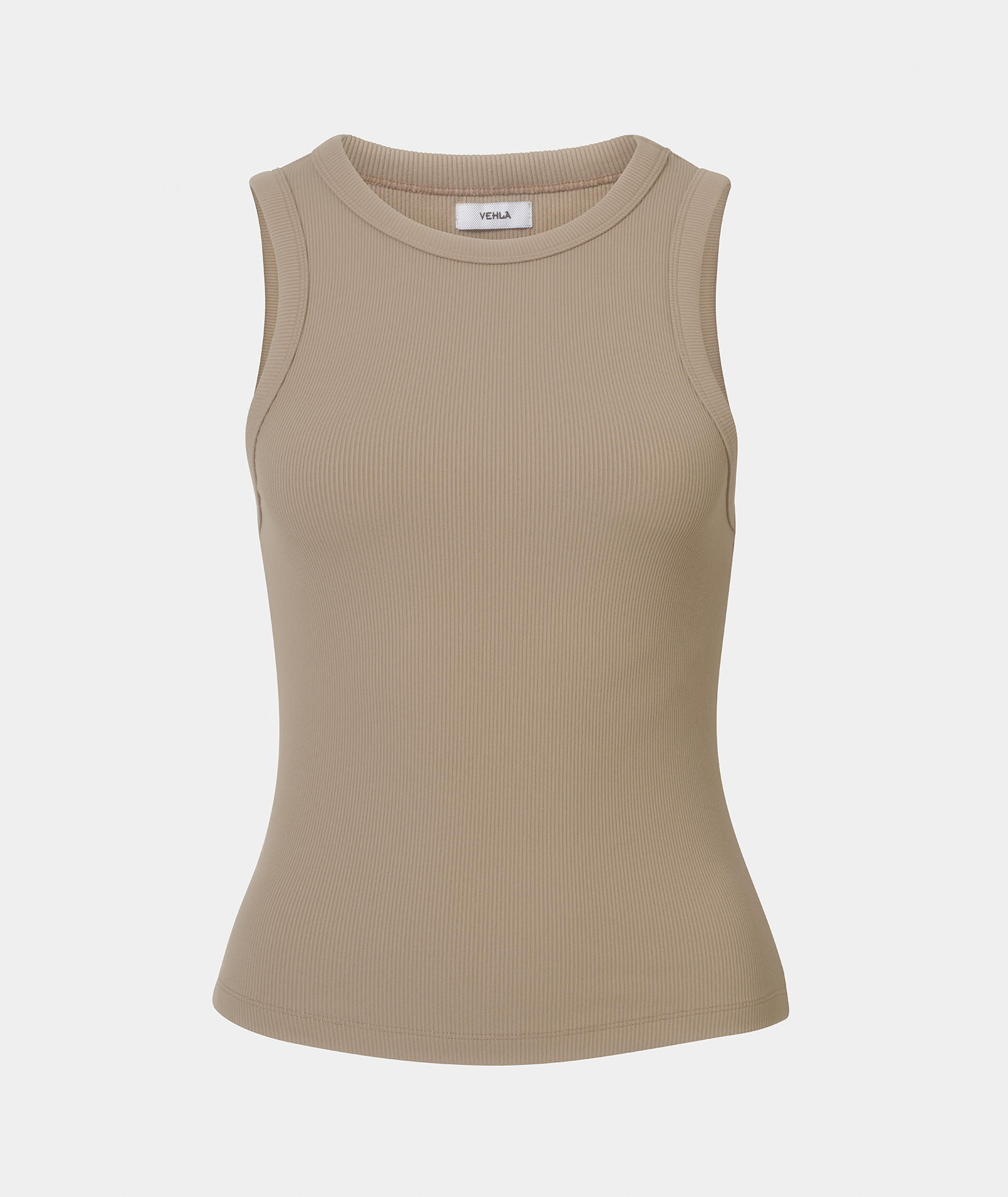 VEHLA RIBBED TANK - TAUPE - Ribbed Tank