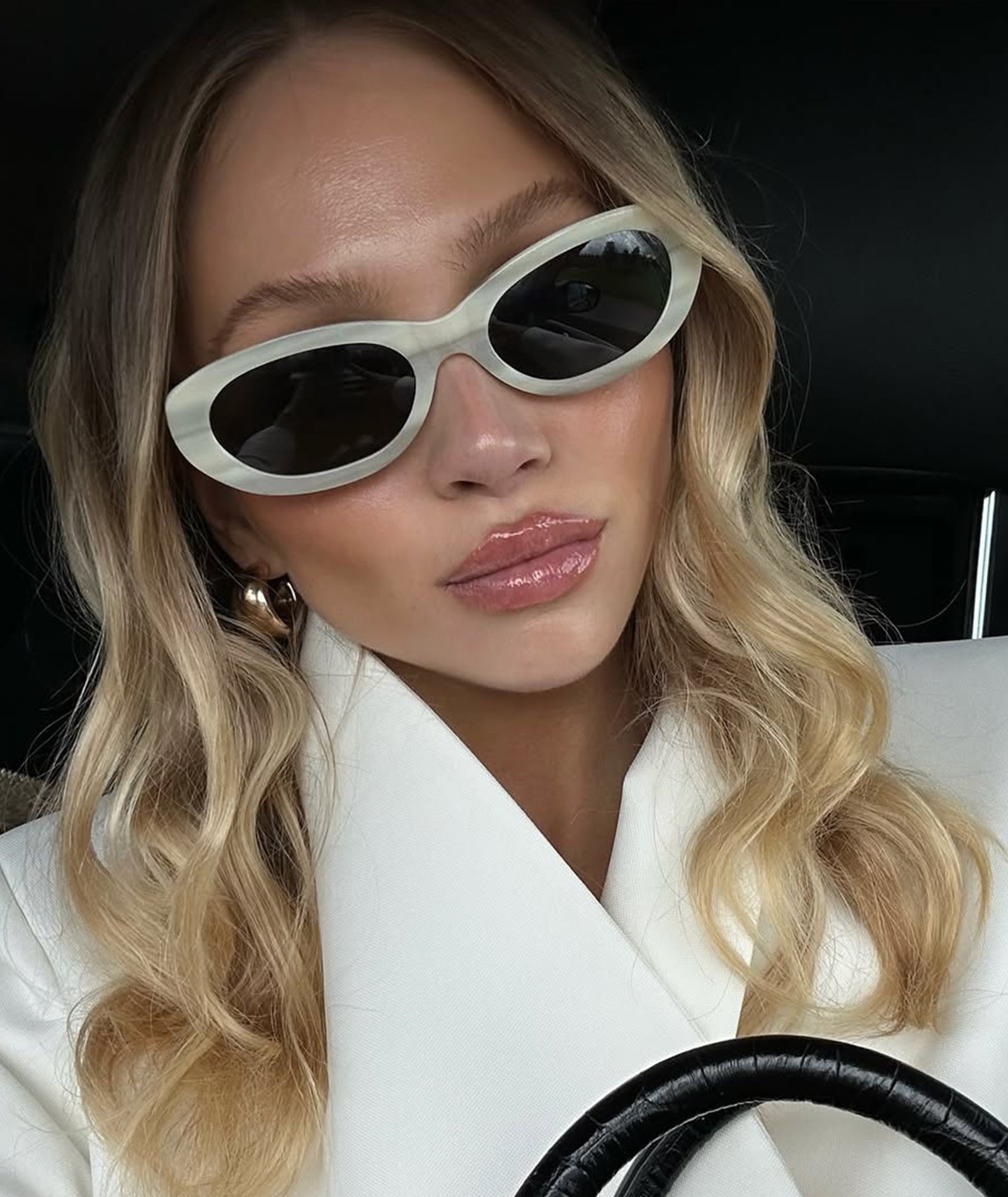 VEHLA Willow - Créme/Olive - Sunglasses