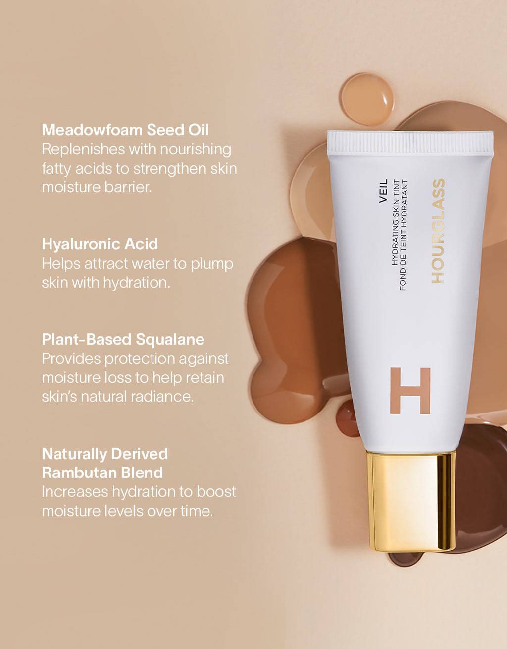 Hourglass Veil Hydrating Skin Tint - Hydrating Foundation