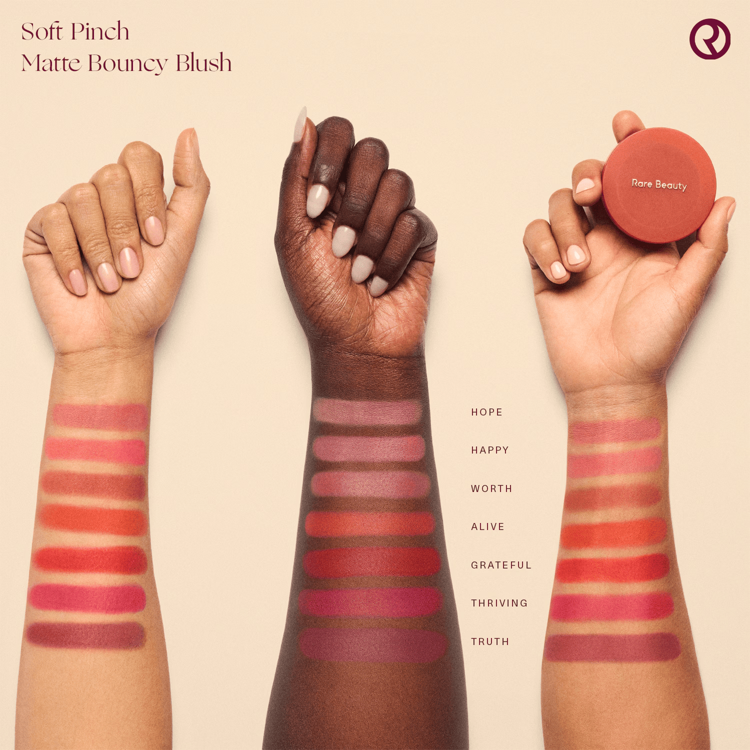 Rare Beauty Soft Pinch Matte Bouncy Blush - Cream-Powder Blush