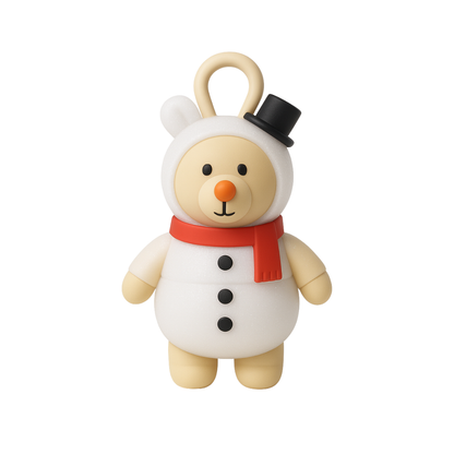 Starbucks Bearista Keychain - 2025 Holiday Collection