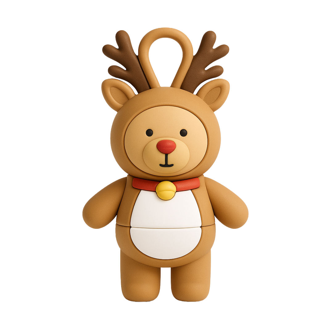 Starbucks Bearista Keychain - 2025 Holiday Collection