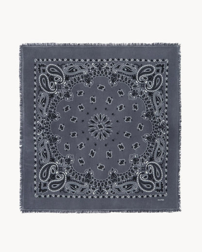 KUJTEN Large Bandana Hachiko Bico Flannel Gray