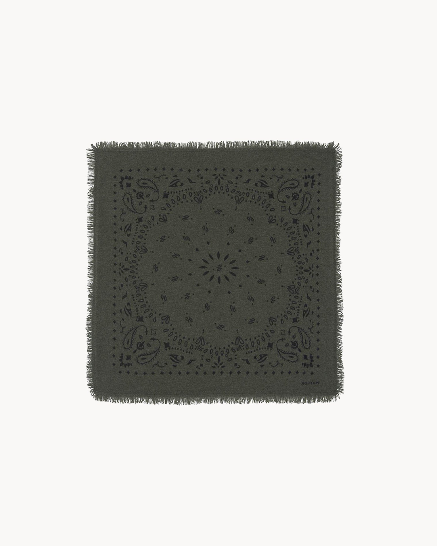 KUJTEN Small Bandana Hachi Dark Khaki