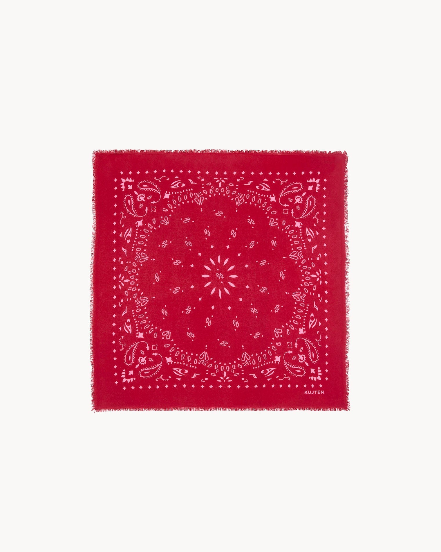 KUJTEN Small Bandana Hachi Red Pink - Bandana