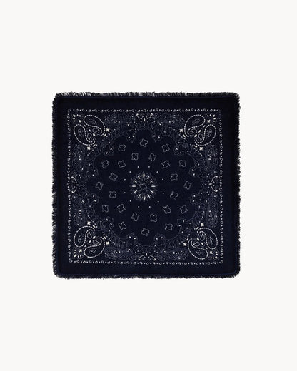 KUJTEN Small Bandana Hachi Dark Navy Blue