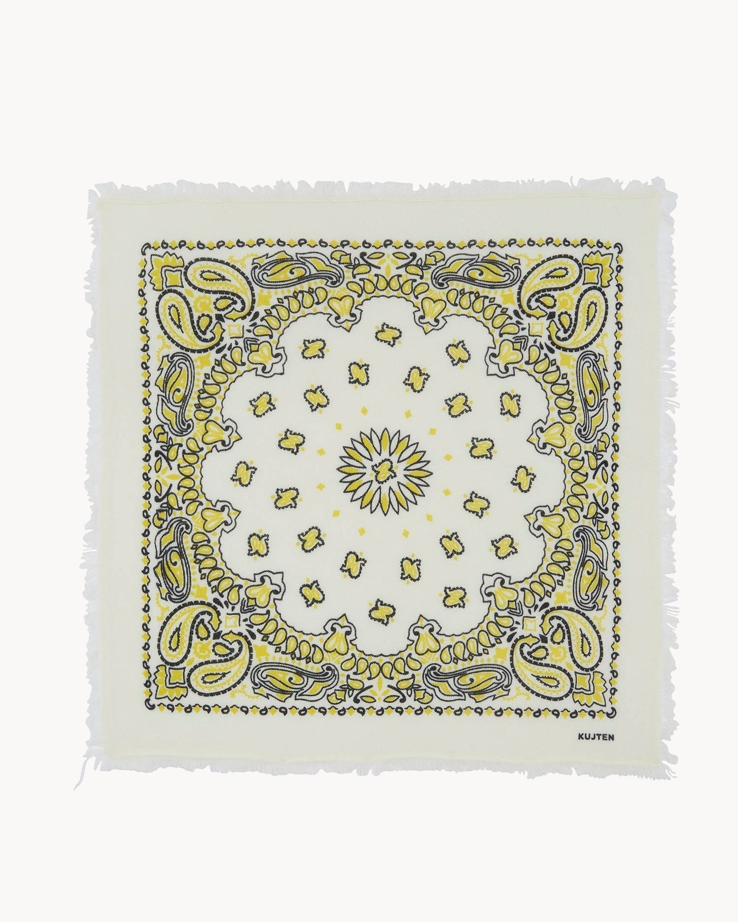 KUJTEN Large Bandana Hachiko Bico Yellow Black