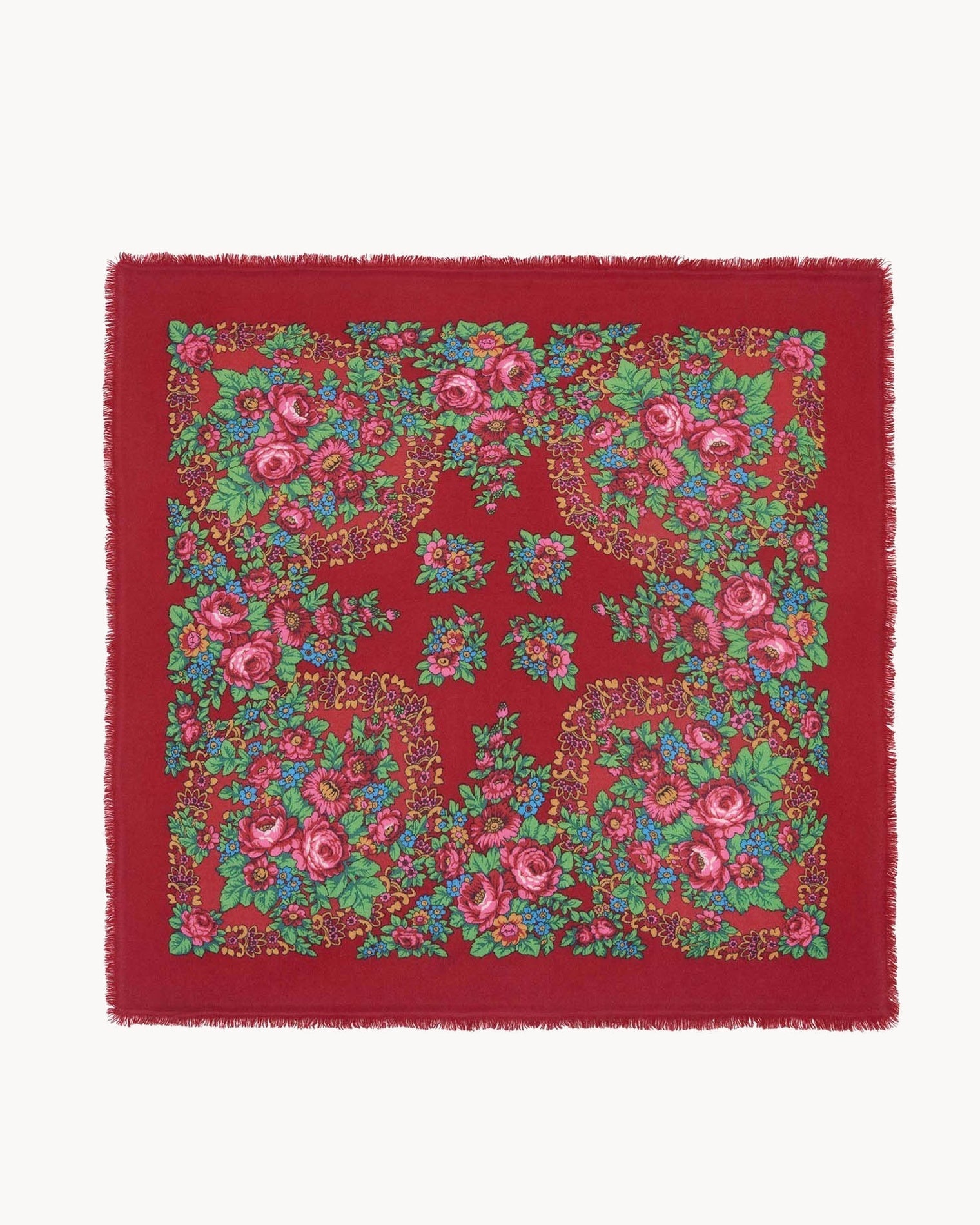 KUJTEN Bandana Hachiko Flower Red