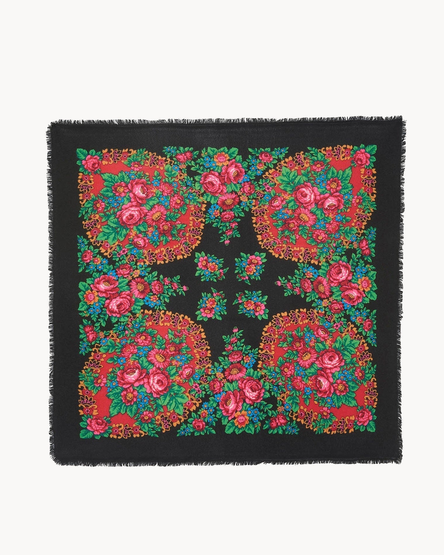 KUJTEN Bandana Hachiko Flower Black