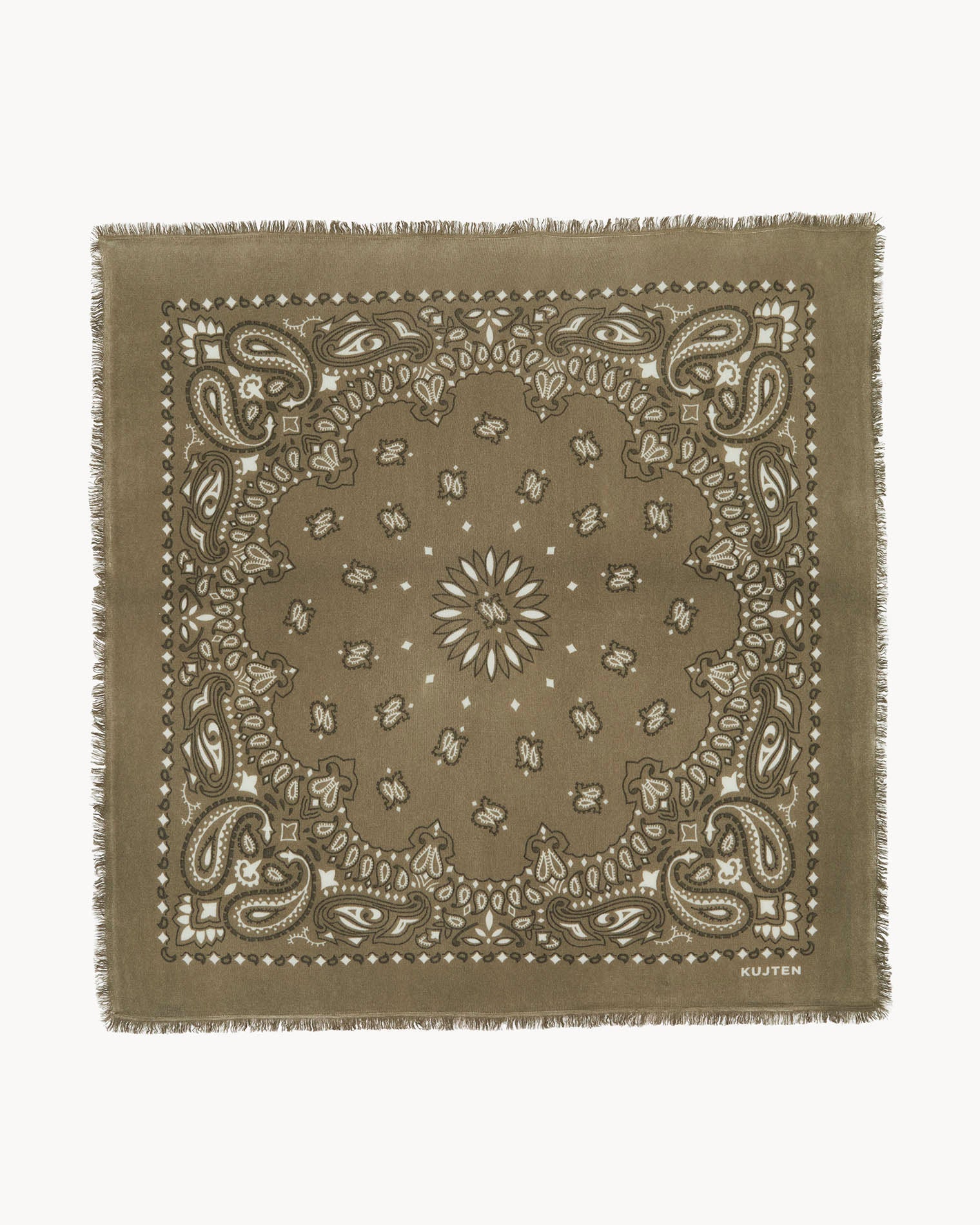 KUJTEN Large Bandana Hachiko Bico Marl Khaki