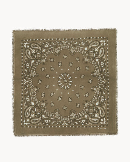 KUJTEN Large Bandana Hachiko Bico Marl Khaki