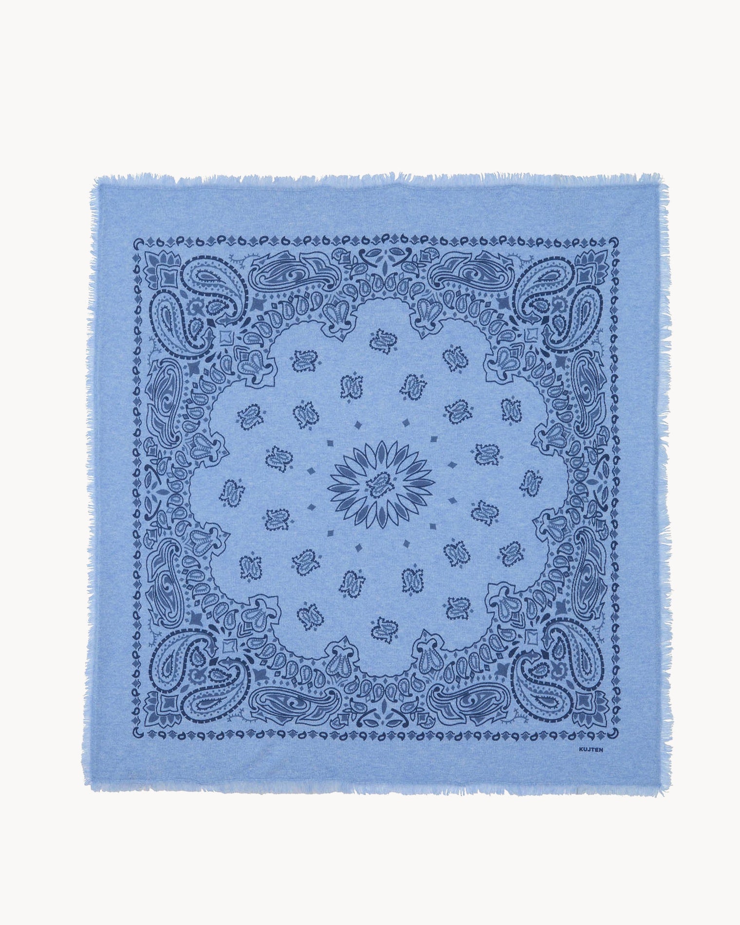 KUJTEN Large Bandana Hachiko Bico Blue Jeans