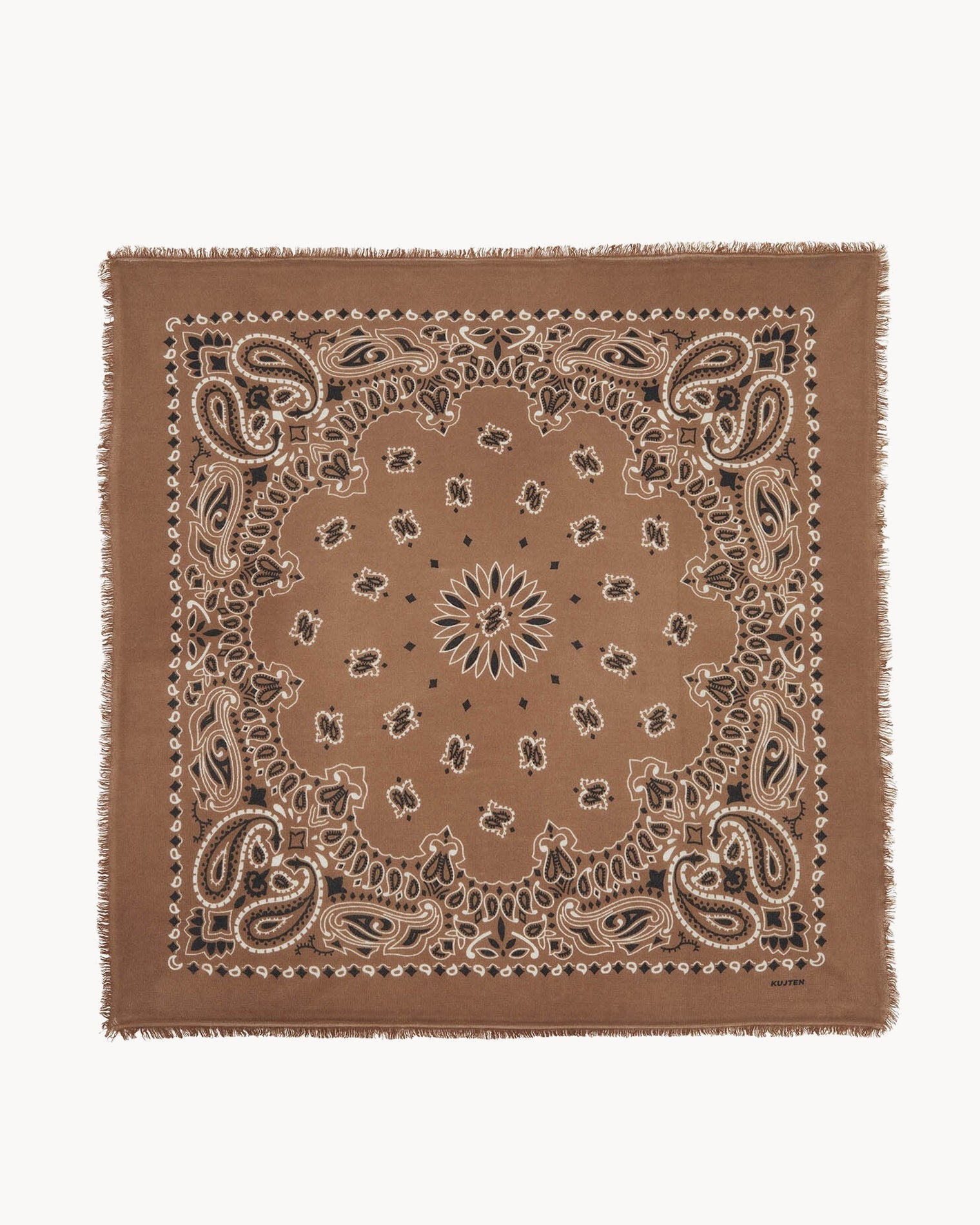KUJTEN Large Bandana Hachiko Bico Caramelo