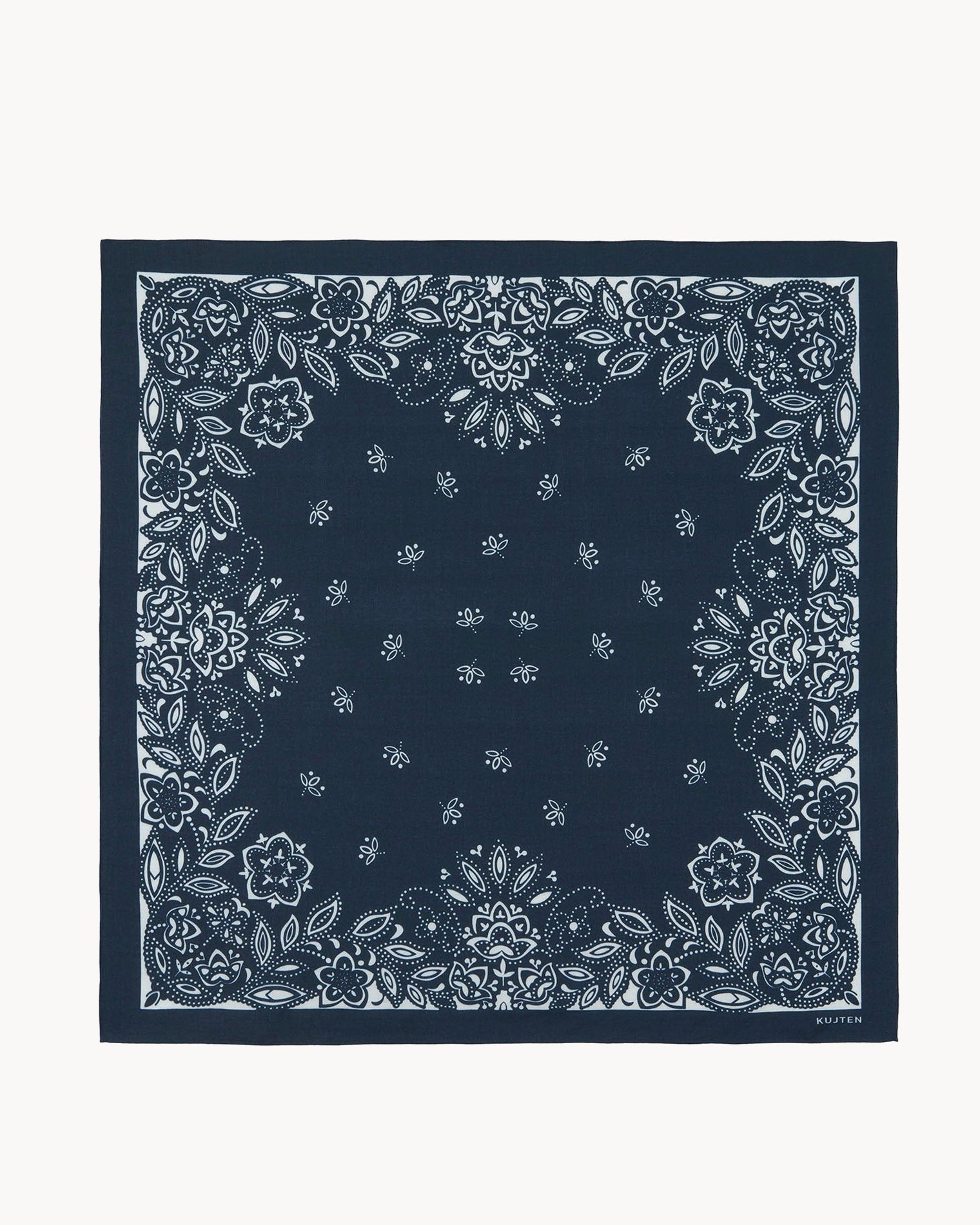 KUJTEN Large Bandana Helia Dark Navy Blue