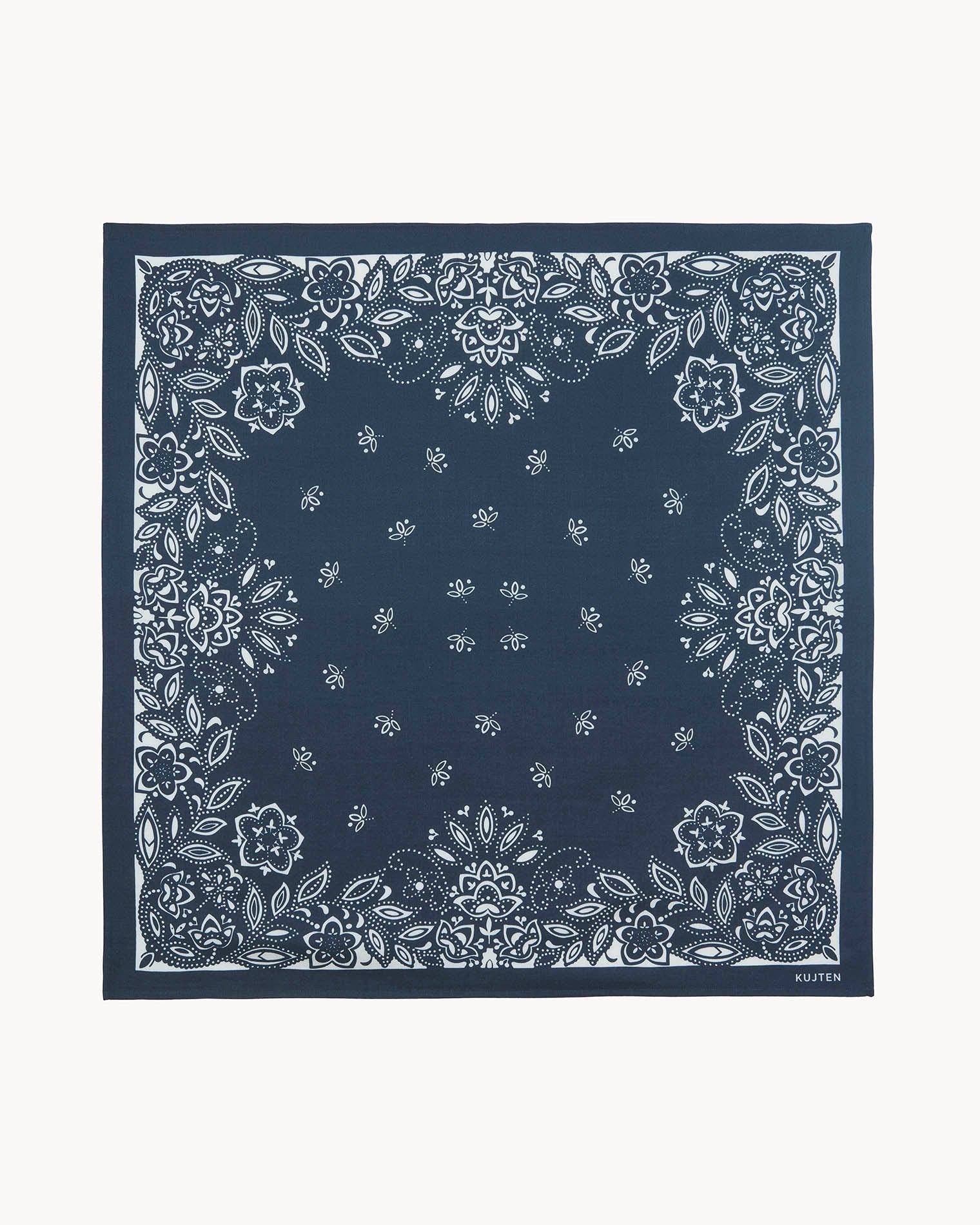 KUJTEN Large Bandana Helia Dark Navy Blue