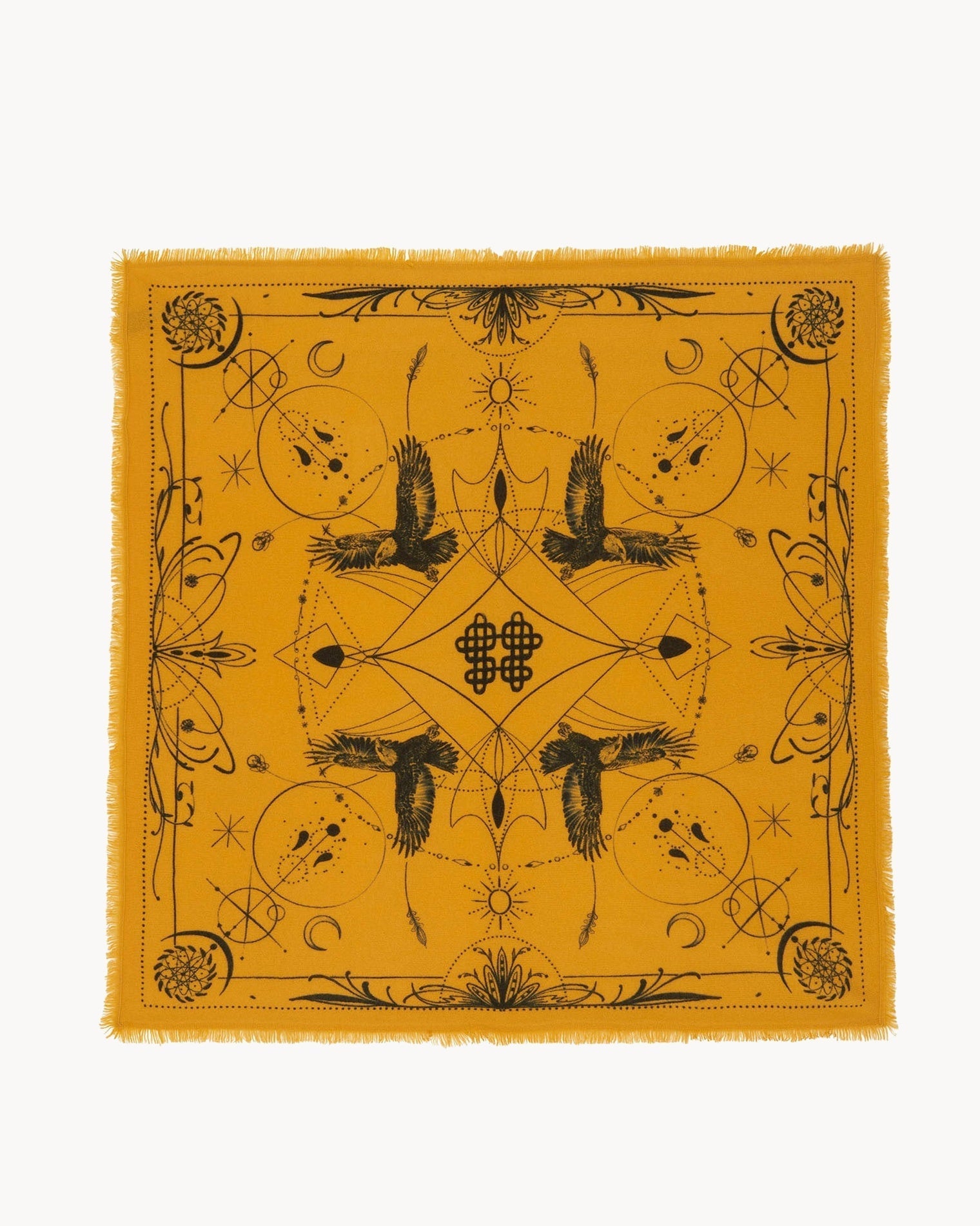 KUJTEN Large Bandana Hiloki Mango Yellow