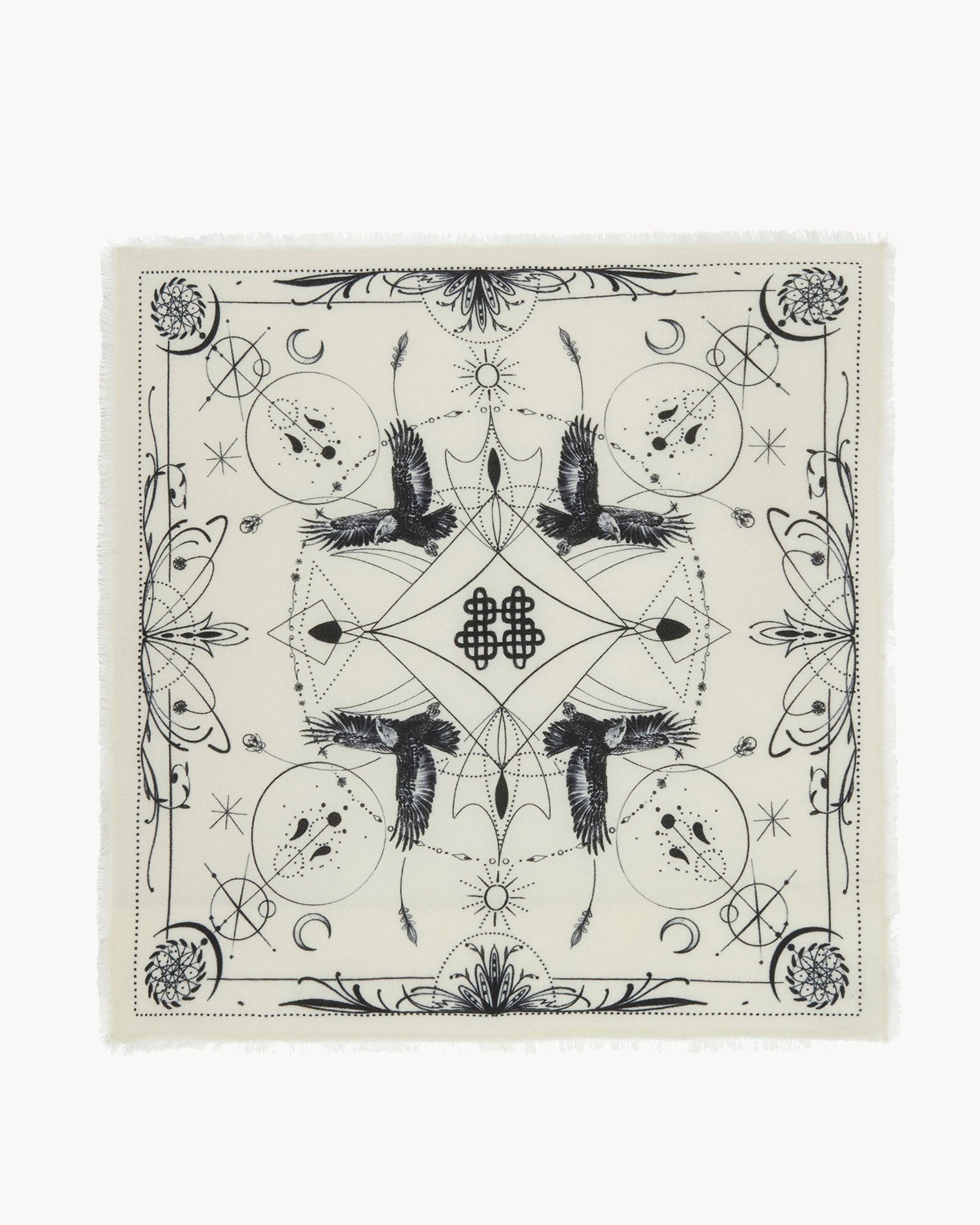 KUJTEN Large Bandana Hiloki White