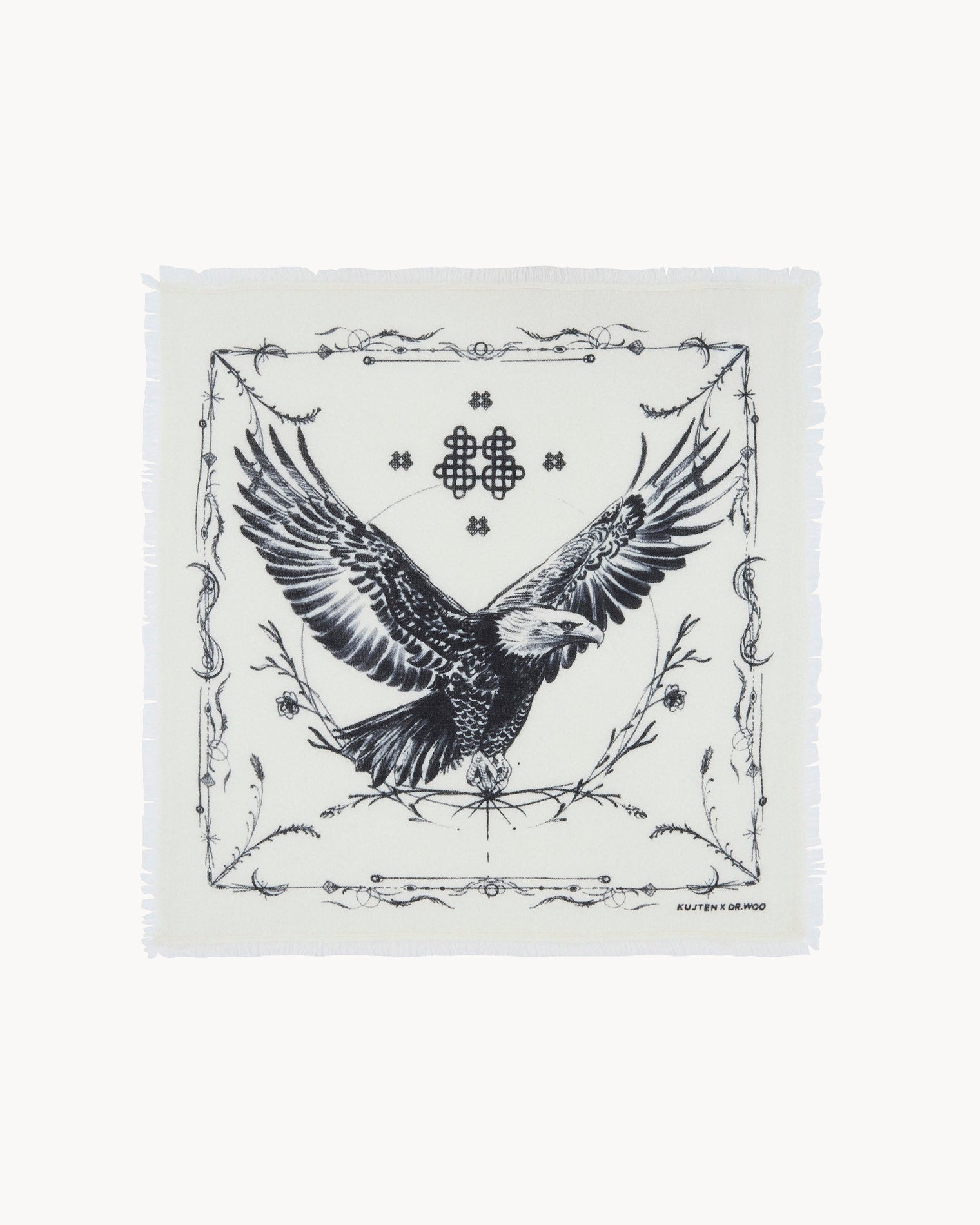 KUJTEN Small Bandana Hilo White