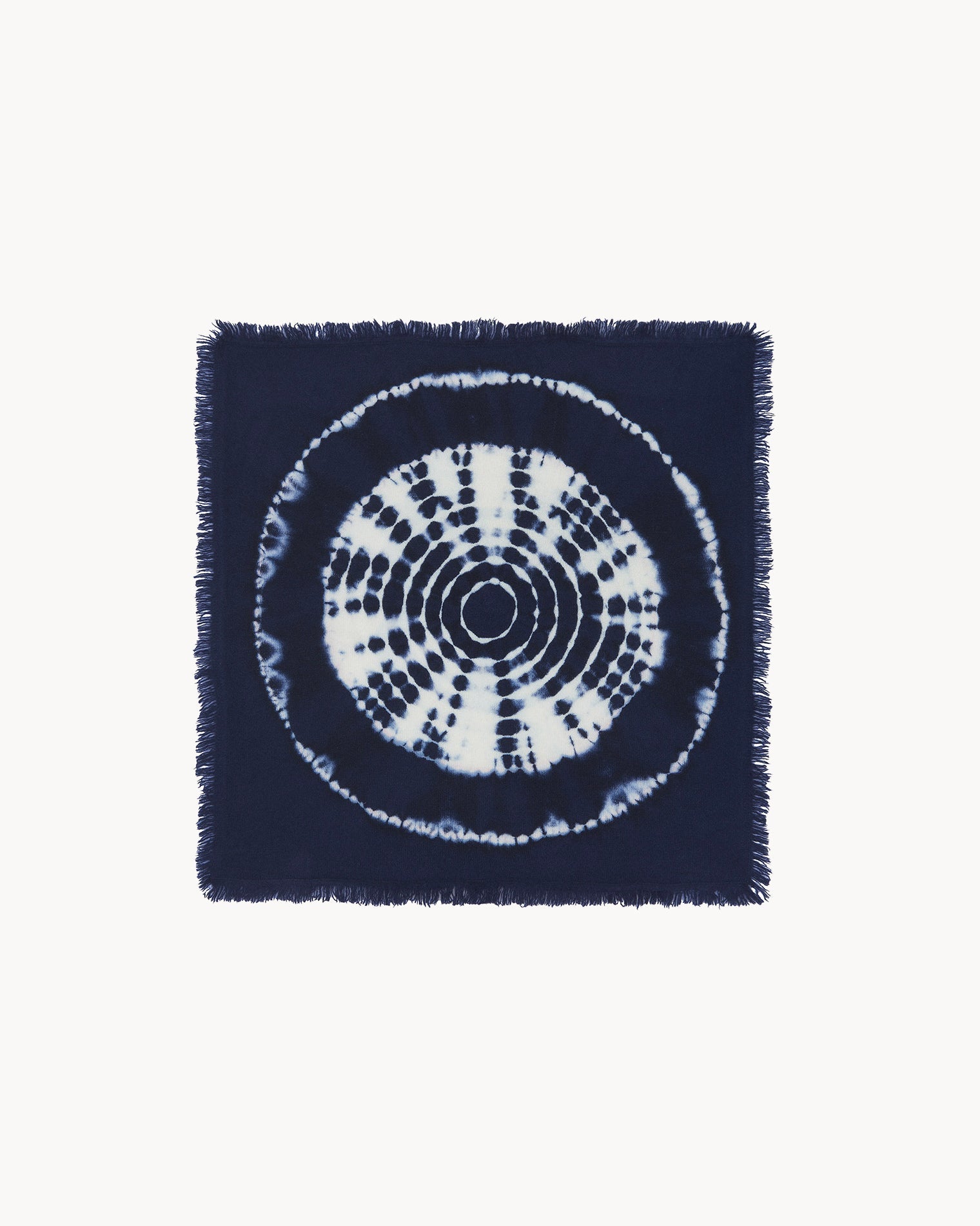 KUJTEN Small Bandana Hachi Circle Indigo Blue