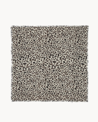 KUJTEN Grand Bandana Hachiko Leopard Avoine