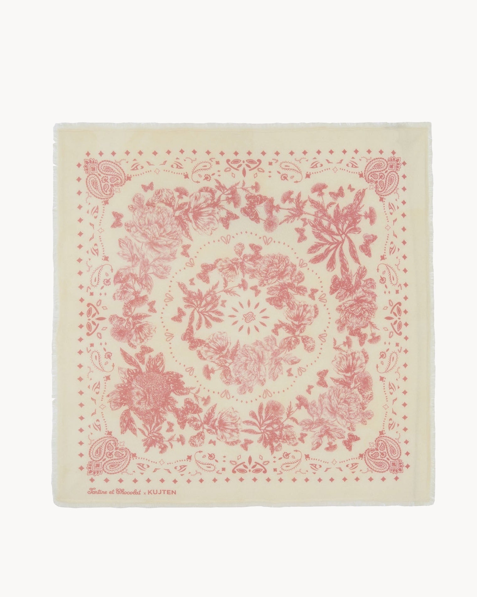 KUJTEN Large Bandana Camille Pink