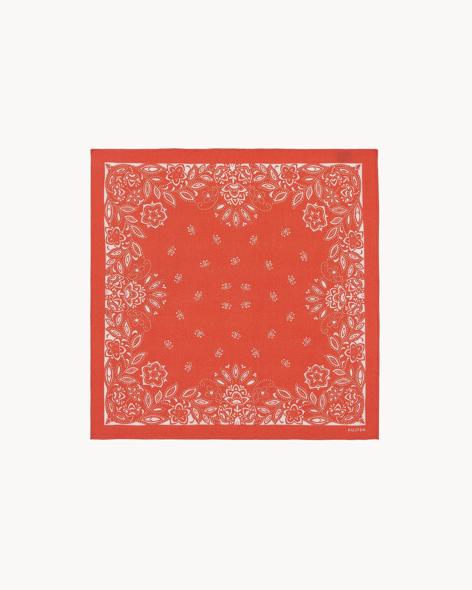 KUJTEN Small Bandana Heli Hibiscus Orange