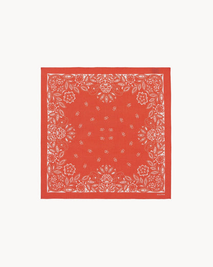 KUJTEN Small Bandana Heli Hibiscus Orange