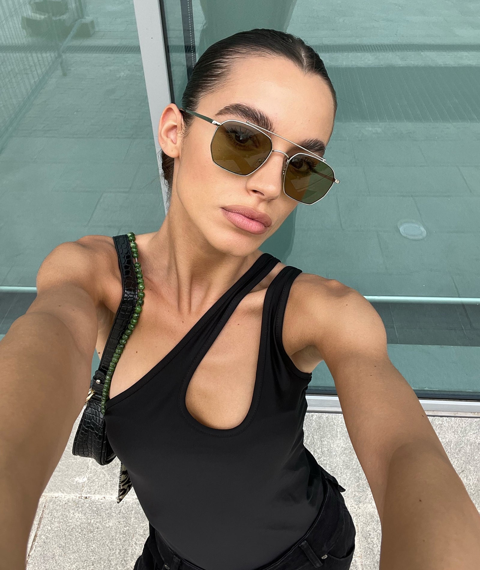 VEHLA Bowie - Silver/Khaki - Sunglasses
