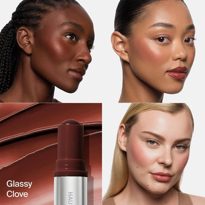 Haus Labs Color Fuse Glassy Blush Balm Stick - Blush