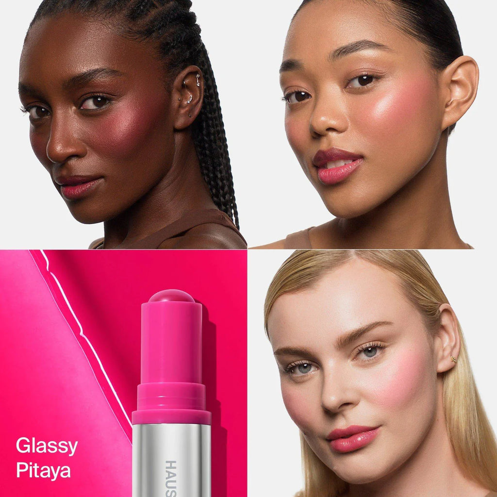 Haus Labs Color Fuse Glassy Blush Balm Stick - Blush