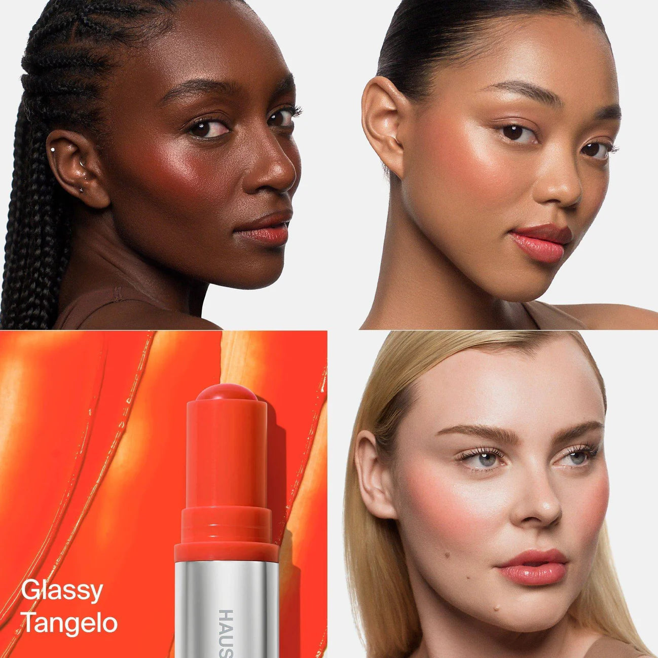 Haus Labs Color Fuse Glassy Blush Balm Stick - Blush