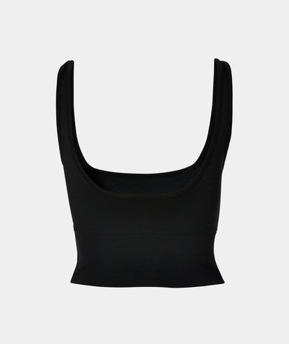VEHLA CROPPED TANK - BLACK - Crop Tank