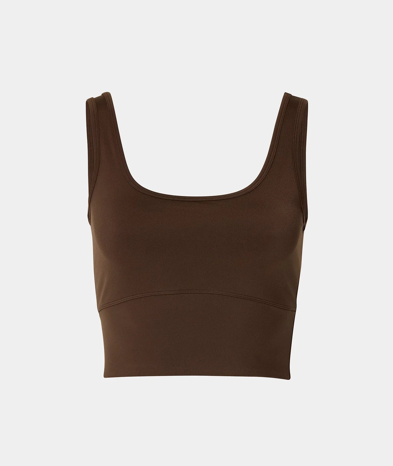 VEHLA CROPPED TANK - CHOC - Crop Athlete