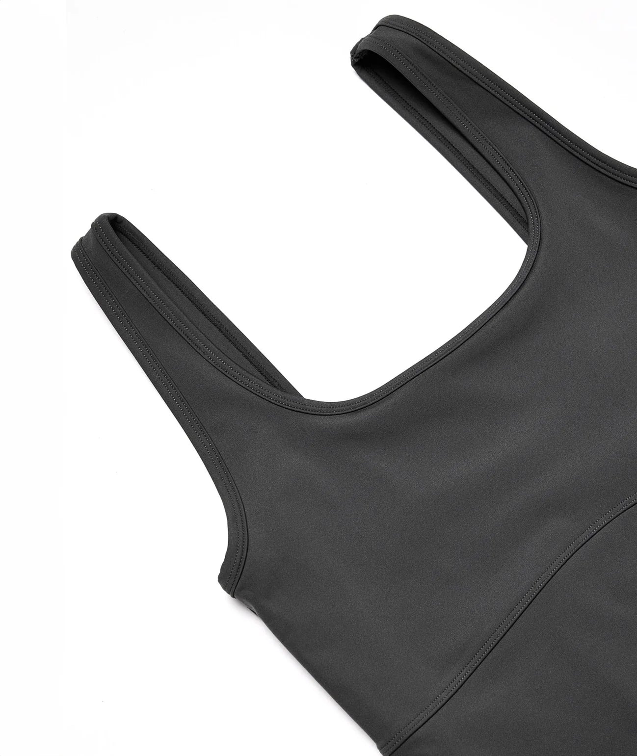 VEHLA CROPPED TANK - SMOKE - Crop Athlete