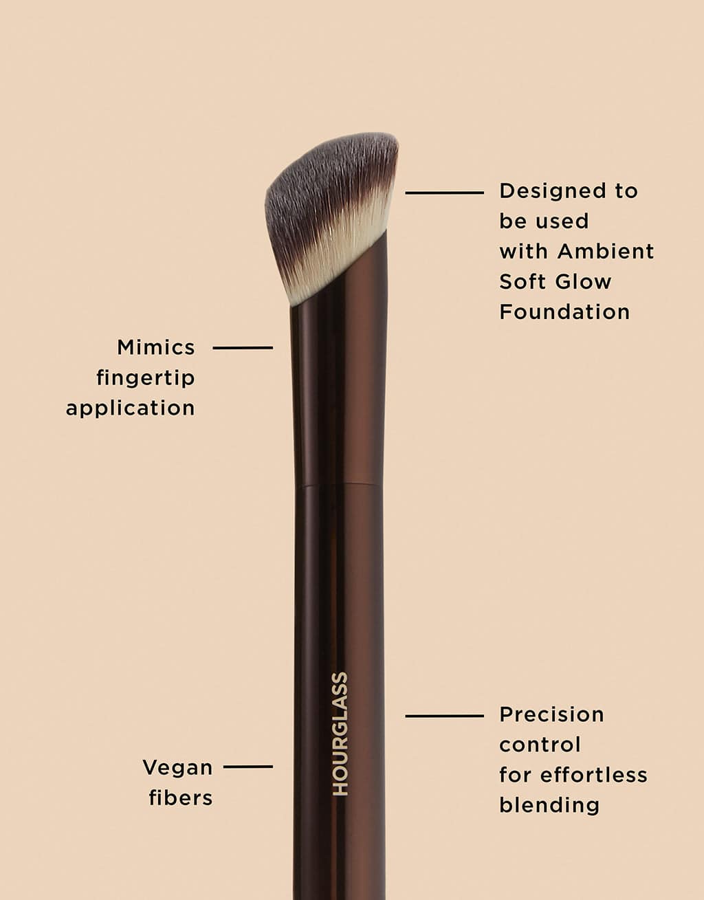 Hourglass Ambient Soft Glow Foundation Brush - Foundation Brush